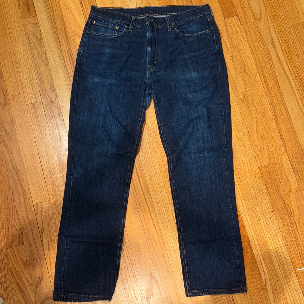 Levi's Men's Deep Indigo Straight Jeans